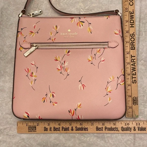 Kate Spade NWOT Pink Crossbody 9.5x9.5x1.5 - Picture 3 of 11